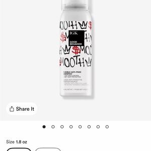 GK Good Behavior Flexible Anti-Frizz Hairspray - White with Black & Red Accents